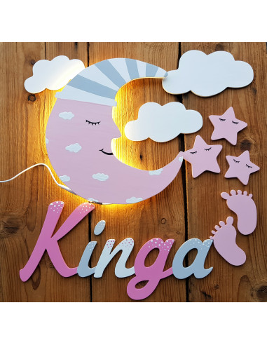 Lampka Księżyc z czapką