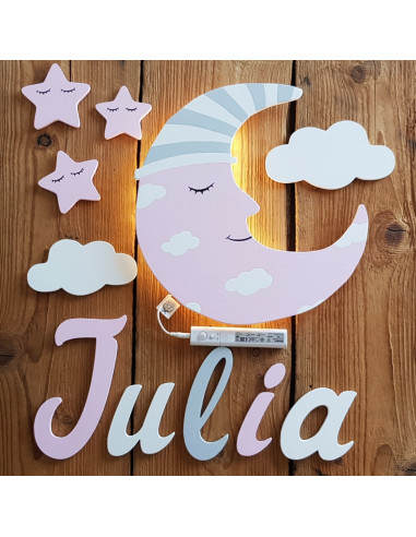 Lampka Księżyc z czapką