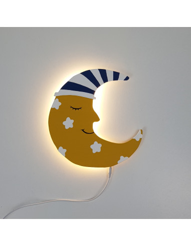 Lampka Księżyc z czapką