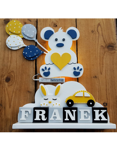 Lampka Miś z balonikami