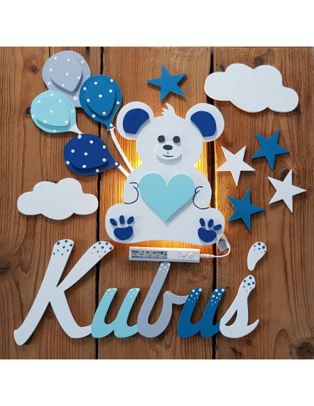 Lampka Miś z balonikami