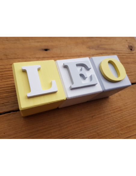 Klocki z imieniem dziecka