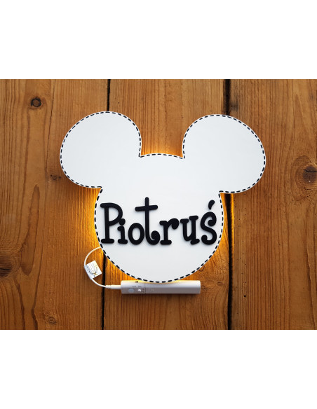 Literki ścienne z imieniem dziecka - czcionka 3