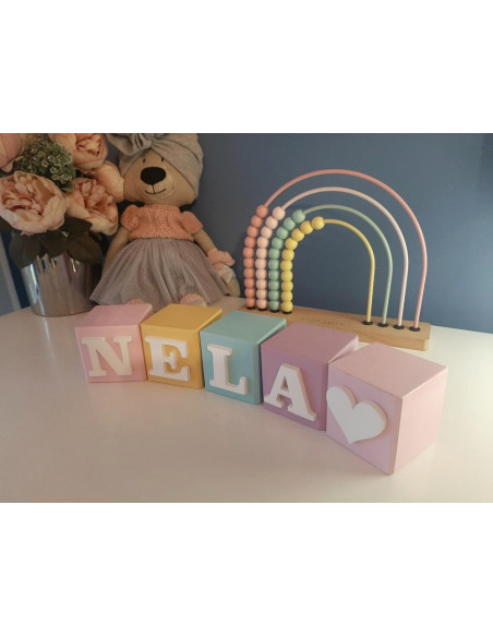 Klocki z imieniem dziecka