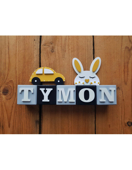 Klocki z imieniem dziecka