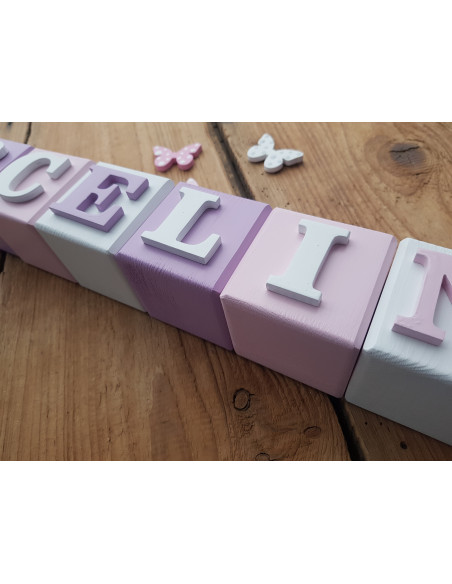 Klocki z imieniem dziecka