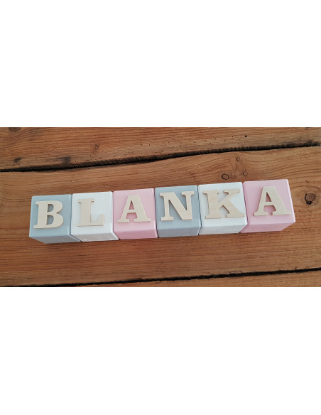 Klocki z imieniem dziecka