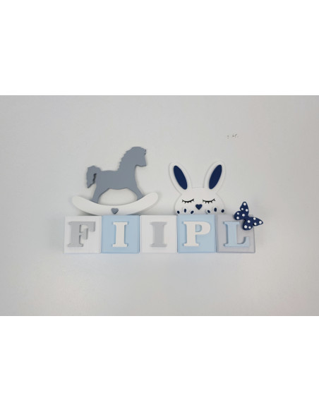 Klocki z imieniem dziecka