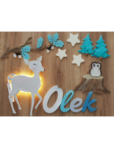 Zestaw Leśny z Sarną Zestaw Leśny z Sarną