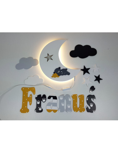 Zestaw Księżyc z Śpiącym Misiem