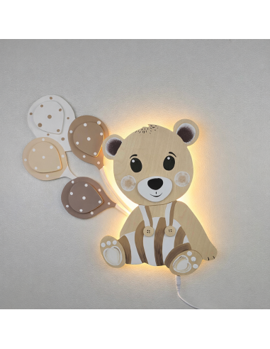 Lampka Miś z Balonikami