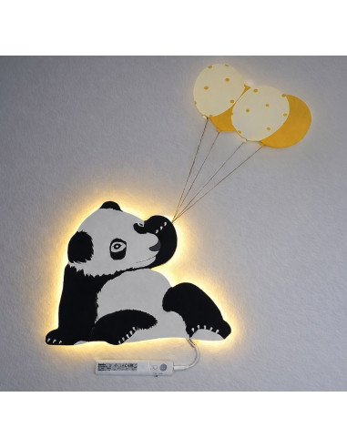 Lampka Miś Panda z balonikami