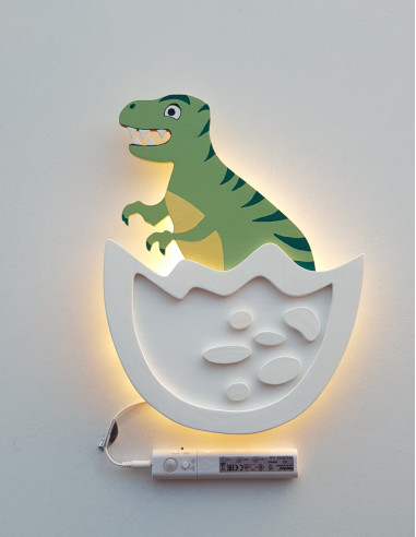 Lampka Dinozaur w jaju